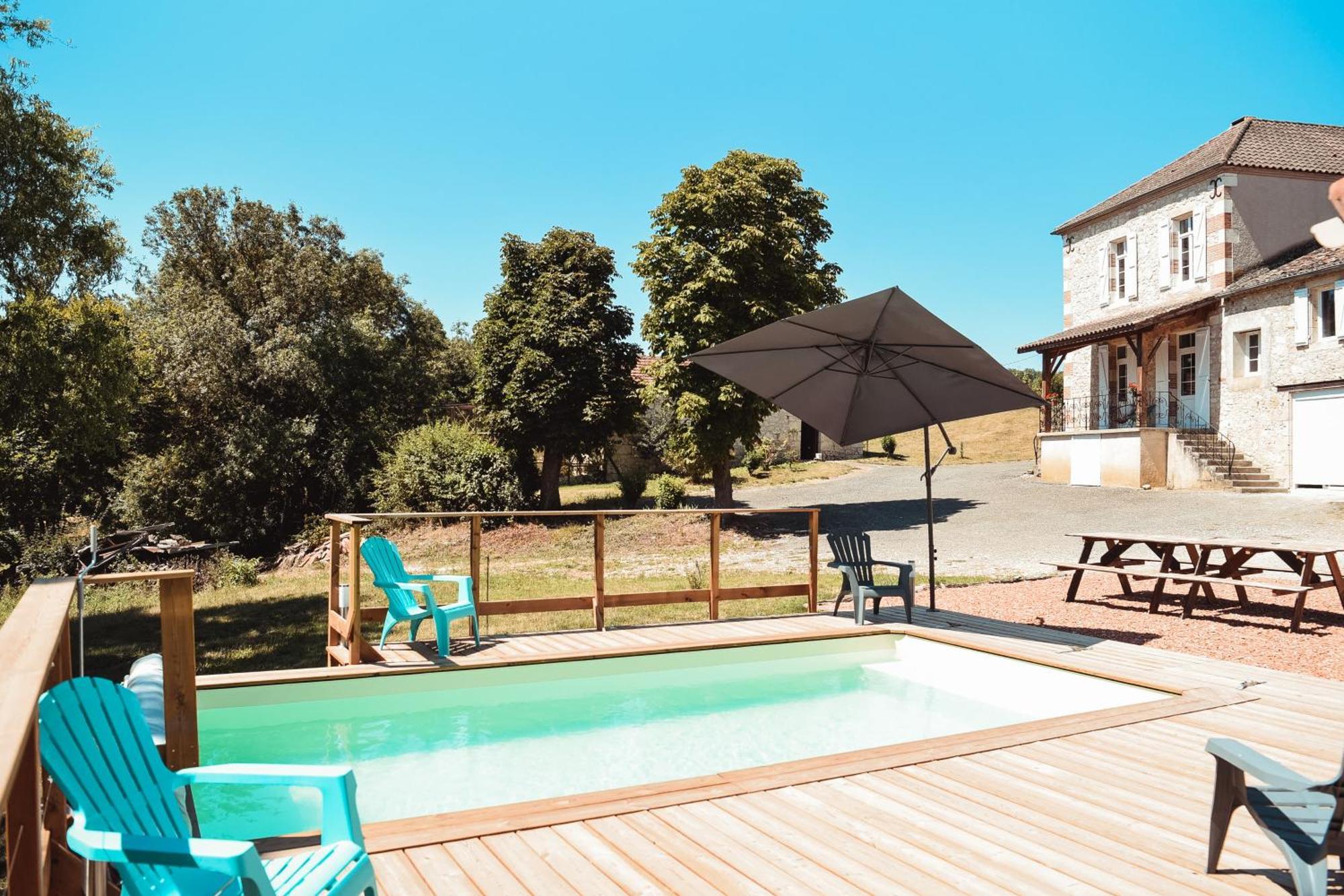 Maison De Campagne, Bord De Lac, Piscine, Billard 11 Per Plieux Quarto foto
